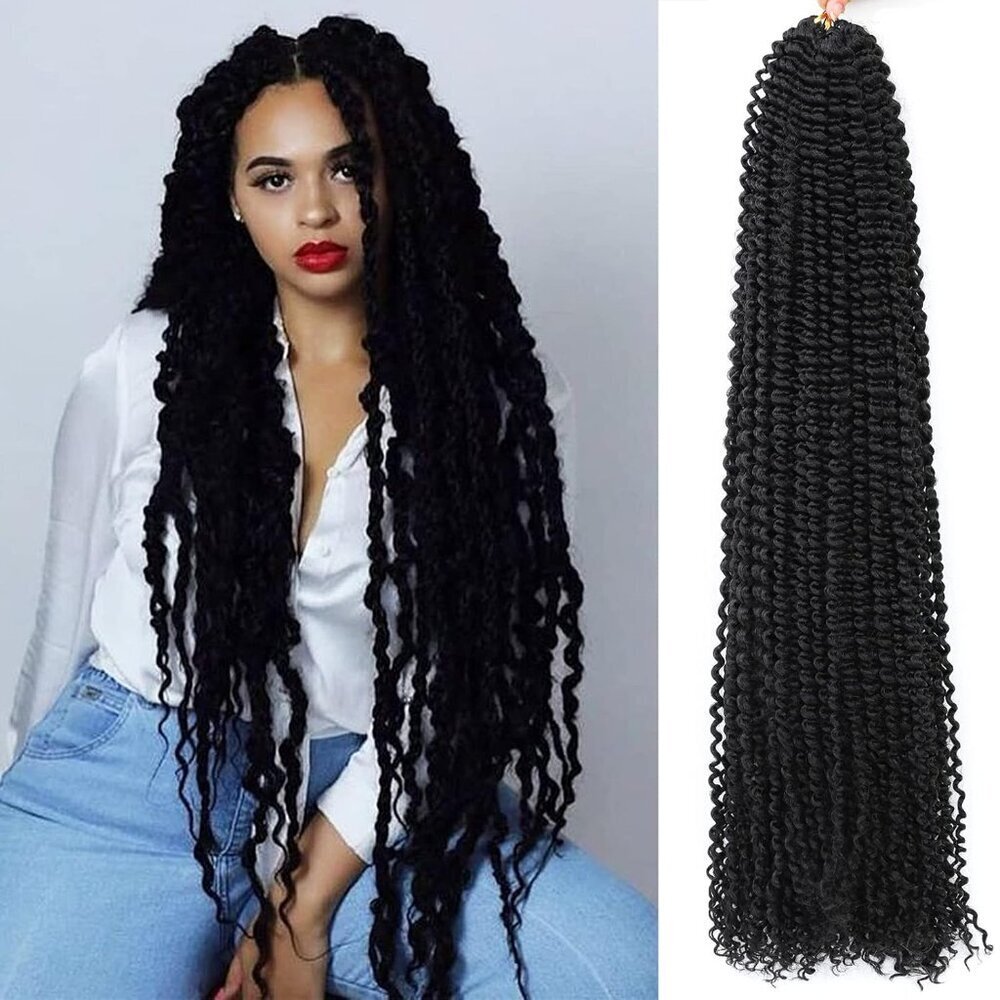 Passion Twist Crochet Hair Synthetic 34 Inches 8-Pack Bohemian Long Style